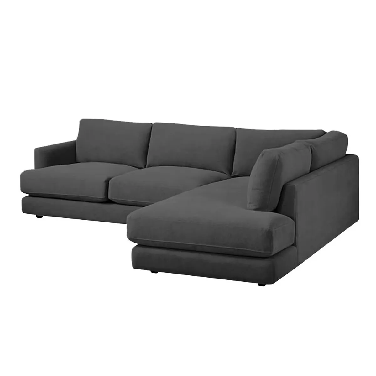 GENERICO - Seccional  Beker derecho Gris oscuro  FormasHome