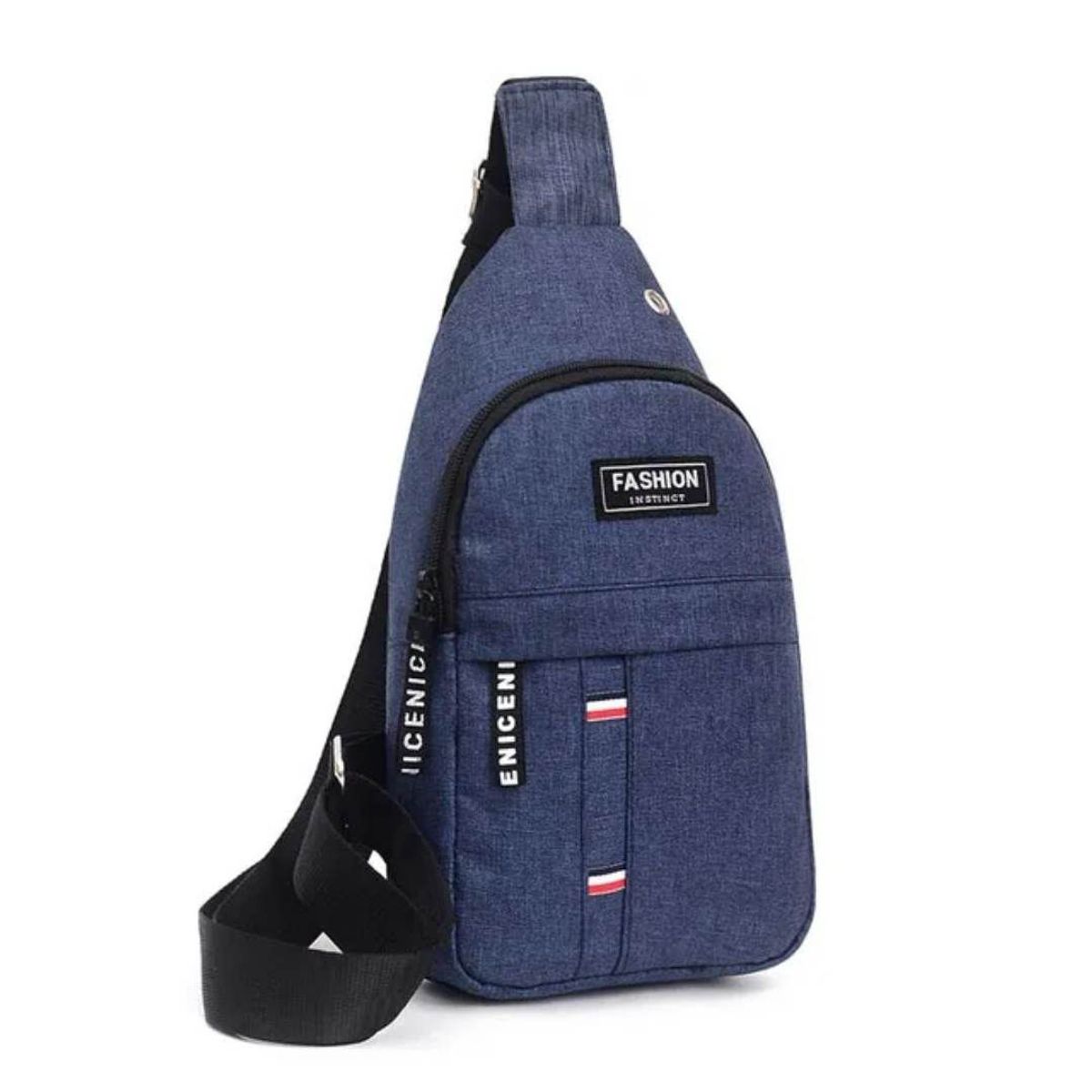 GENERICO - Mochila Morral de Hombre para Accesorios Celular Billetera Gris