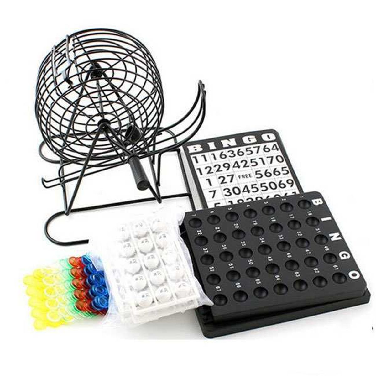 GENERICO - Juego clasico de Bingo Metalico Juegos familiares