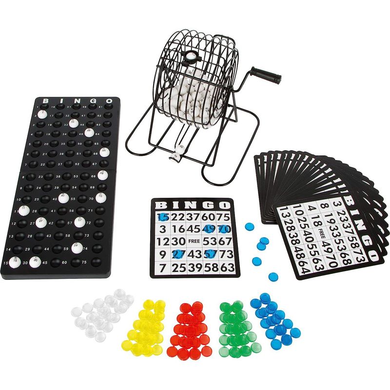 GENERICO - Juego clasico de Bingo Metalico Juegos familiares
