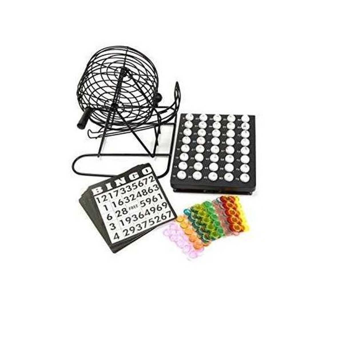 GENERICO - Juego clasico de Bingo Metalico Juegos familiares