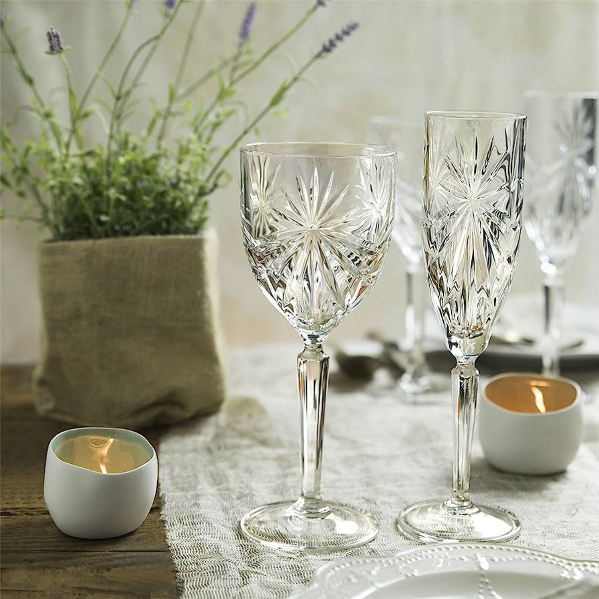 RCR  ITALIA - Set de Copas x 06 Vino 23CL. RCR - Hecho en Italia