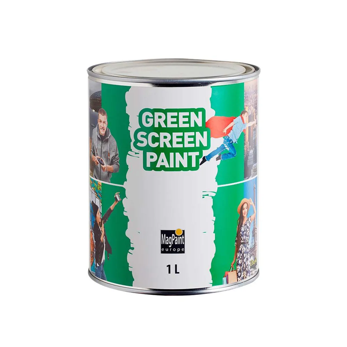 MAGPAINT - Pintura fondo editable GreenScreenPaint para chromakey magpaint 1L verde mate