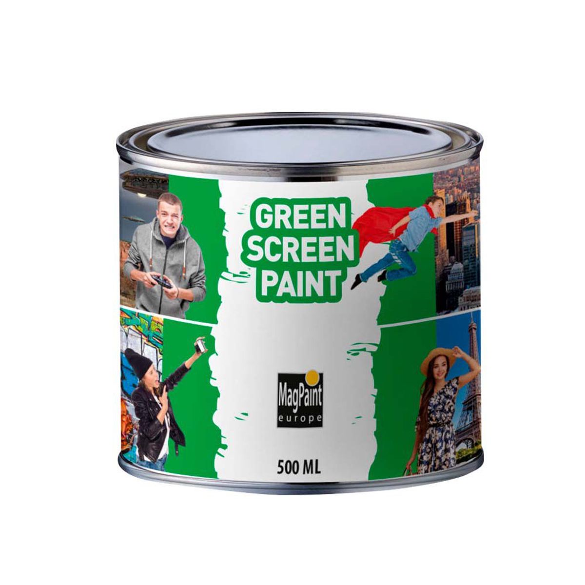 MAGPAINT - Pintura fondo editable GreenScreenPaint para chromakey magpaint 500ml verde mate