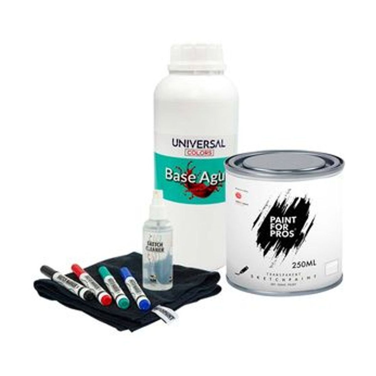 MAGPAINT - Pintura Pizarra PRO +Kit +Sellador  MagPaint 250ml Transparente Gloss