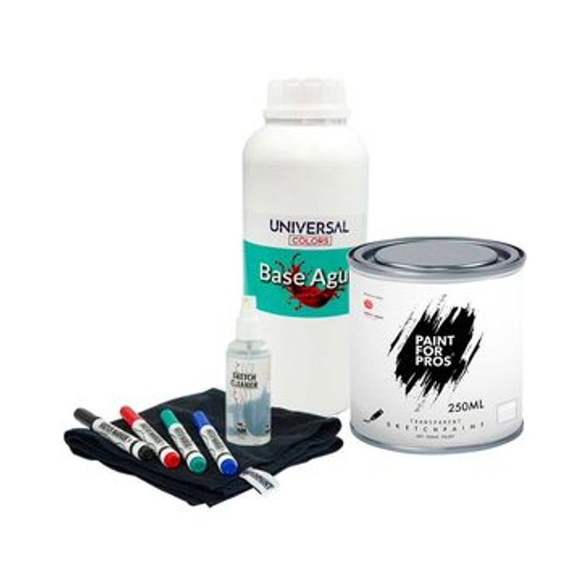 MAGPAINT - Pintura Pizarra PRO +Kit +Sellador  MagPaint 250ml Transparente Gloss