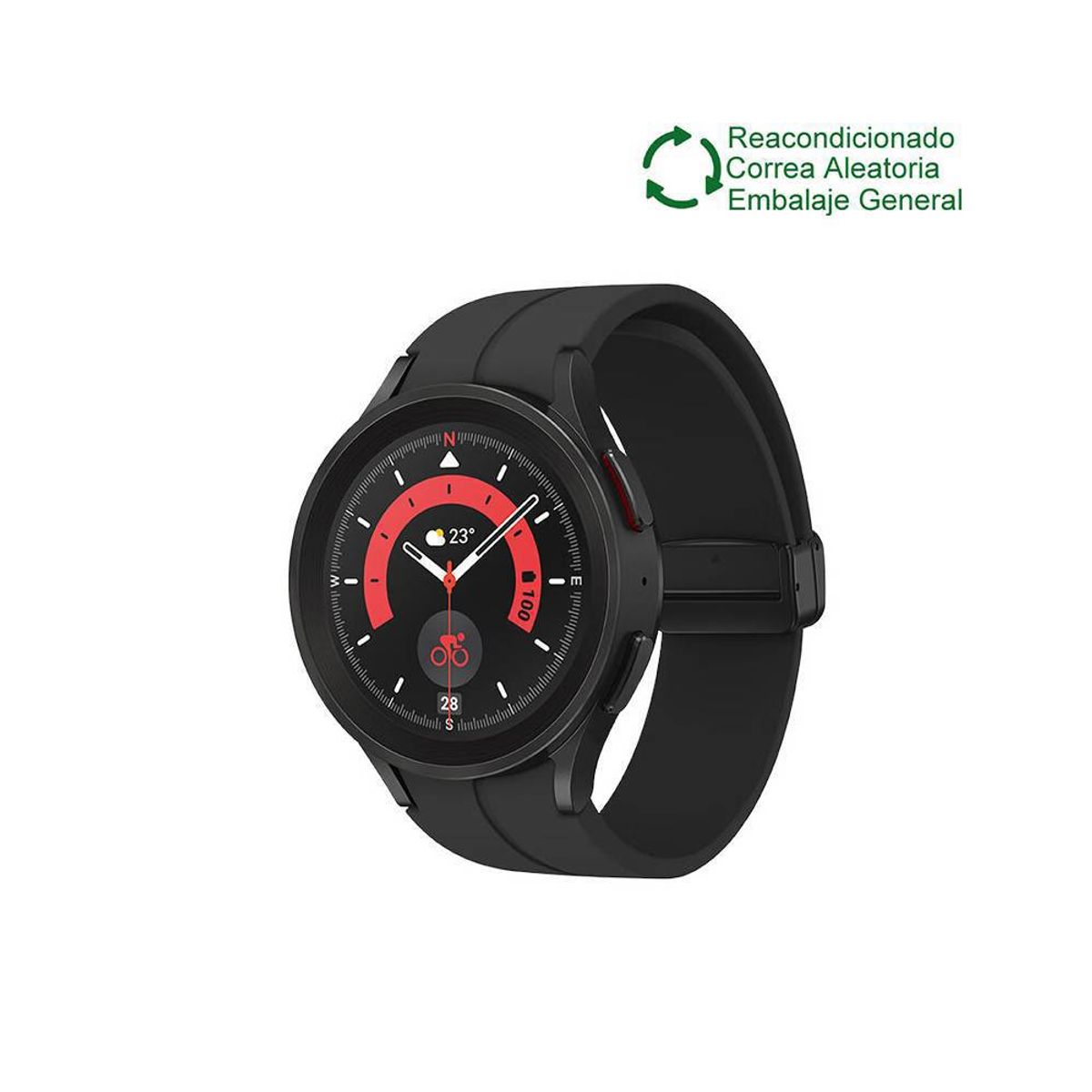 SAMSUNG - Samsung Galaxy Watch 5 Pro 45mm BT Negro Reacondicionado SemiNuevo