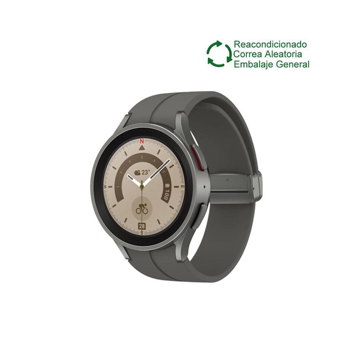 SAMSUNG - Samsung Galaxy Watch 5 Pro 45mm BT Gris Reacondicionado SemiNuevo