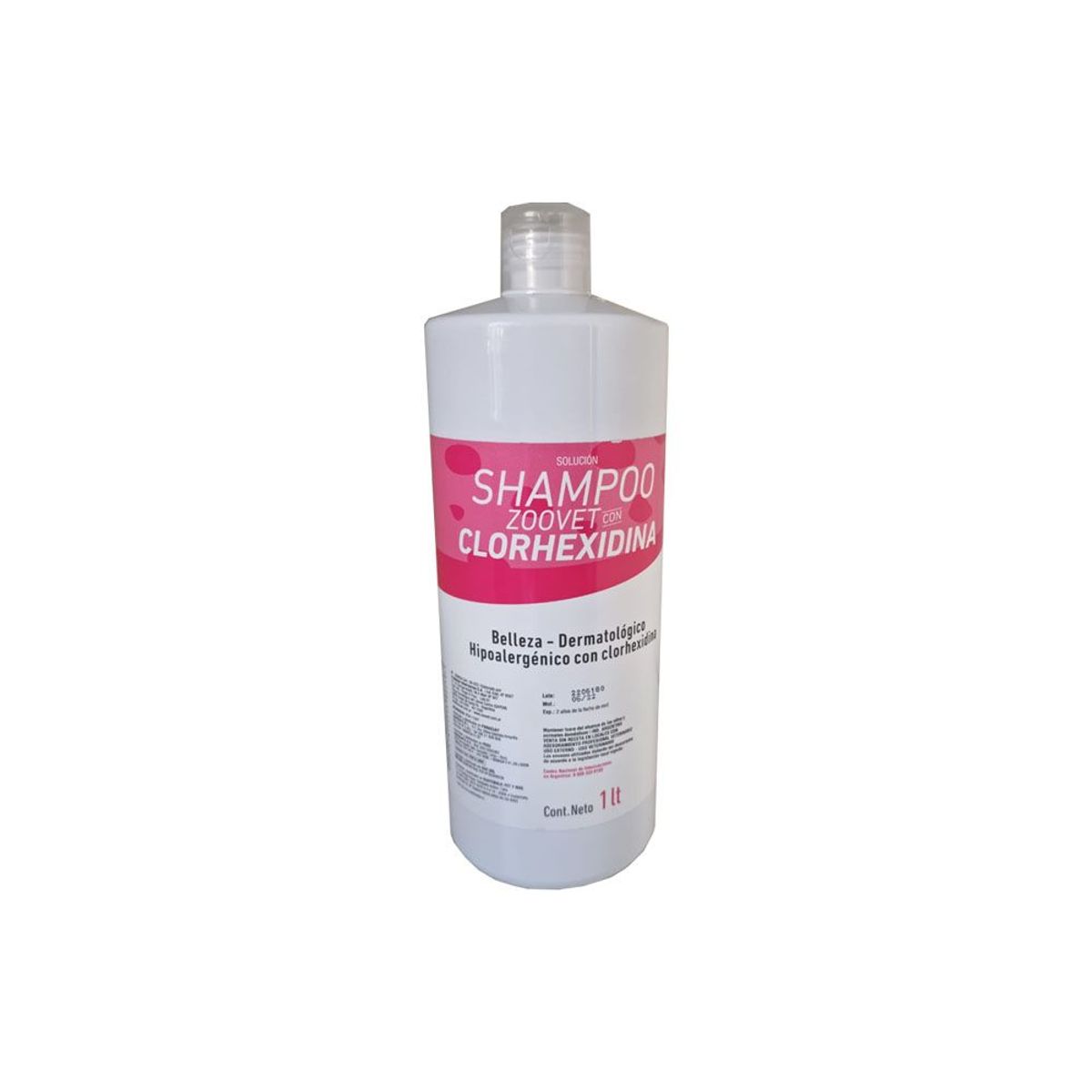 ZOOVET - Shampoo Zoovet para Perros y Gatos Con Clorhexidina 1 Litro