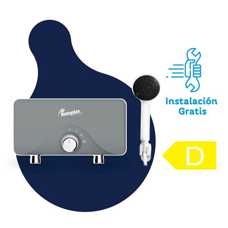 ROTOPLAS - Terma Instantánea Rotoplas Express Silver 6.5 PSI