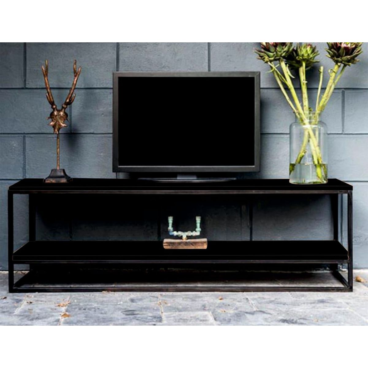 GENERICO - Mueble para TV 140x40x50 Color Negro