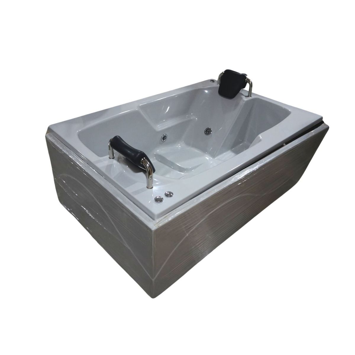 GENERICO - TINA DE HIDROMASAJE KARMINE III BUILDER 1.80 x 1. 20  BLANCO