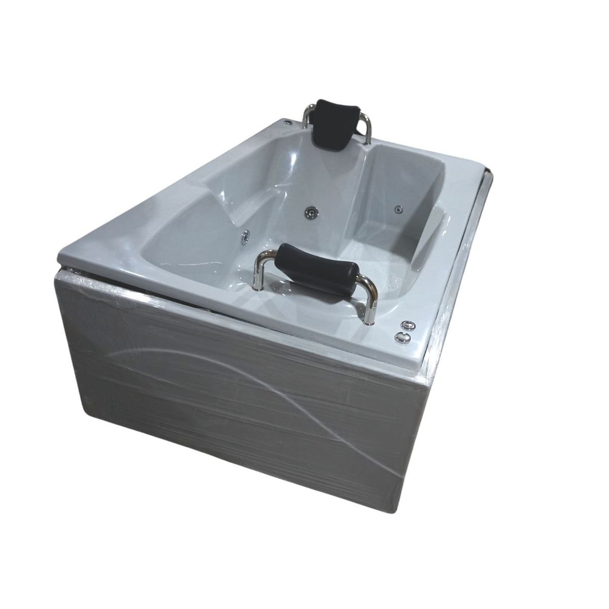 GENERICO - TINA DE HIDROMASAJE KARMINE III BUILDER 1.80 x 1. 20  BLANCO