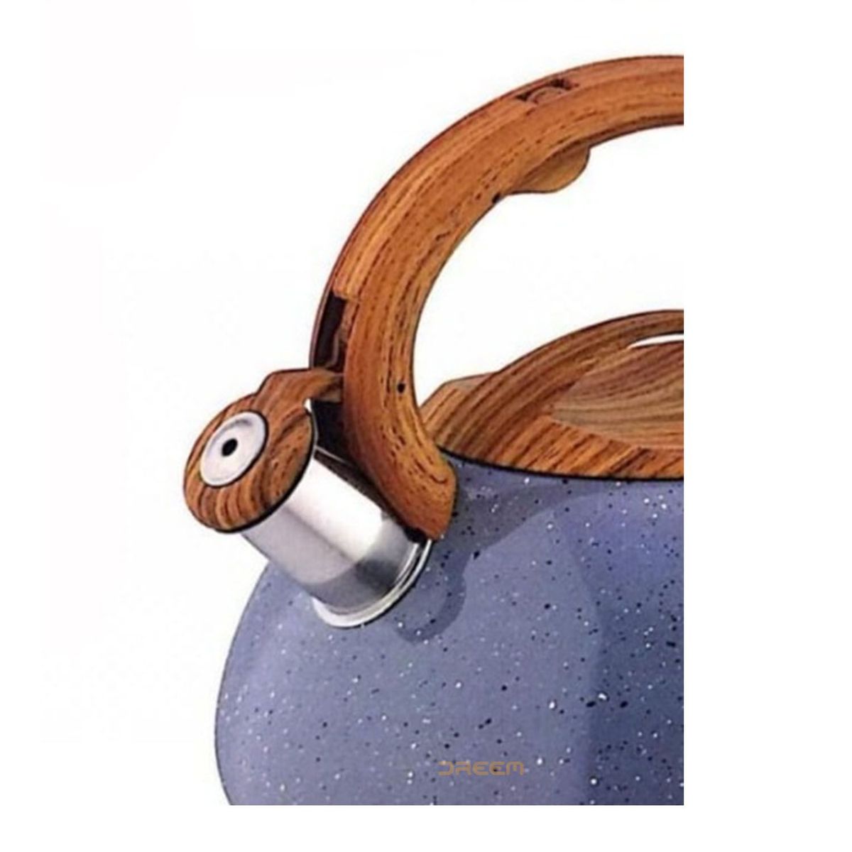 FINEZZA - Tetera de Acero Inox Marmoleado de 3Lt FF-T0064 Gris