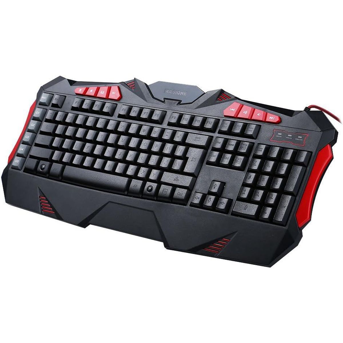 GENERICO - Teclado Masione Gamer Usb Con 7 Colores Ajustables Remate !!