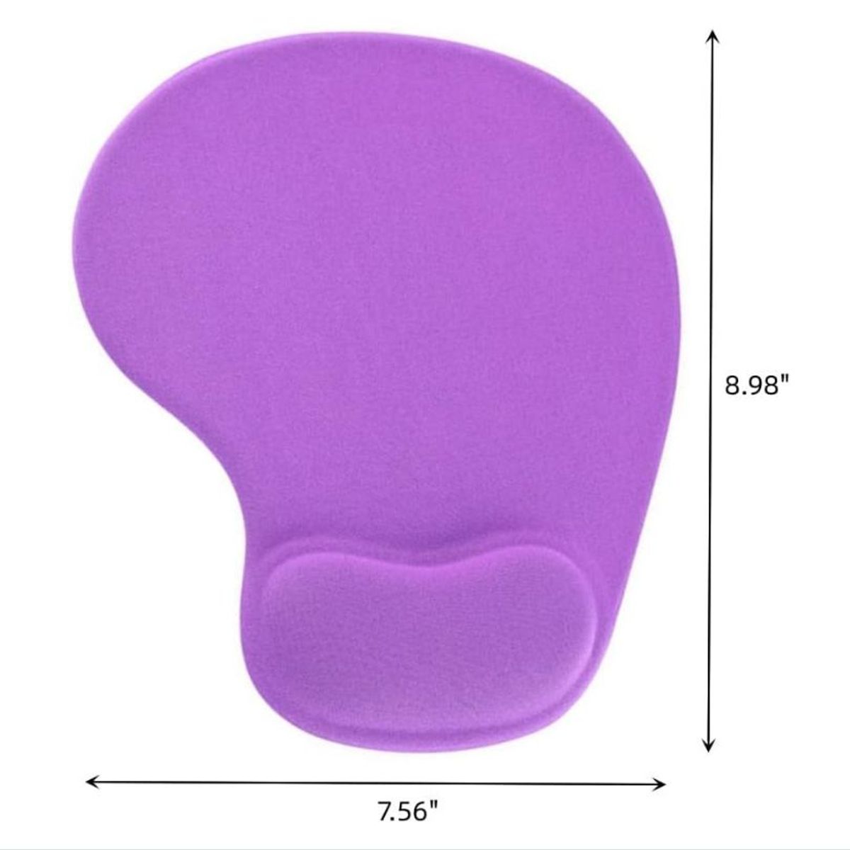 GENERICO - MOUSE PAD ERGONOMICO CON DESCANSADOR EN GEL LILA