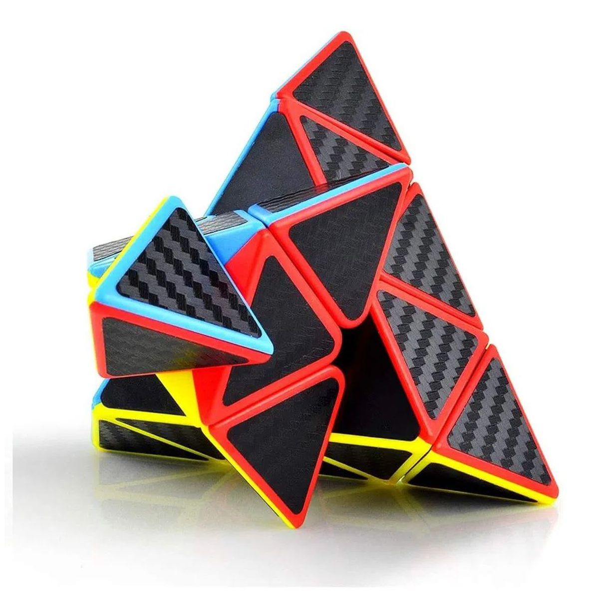 GENERICO - Cubo rubick Pyraminx en Fibra de carbono