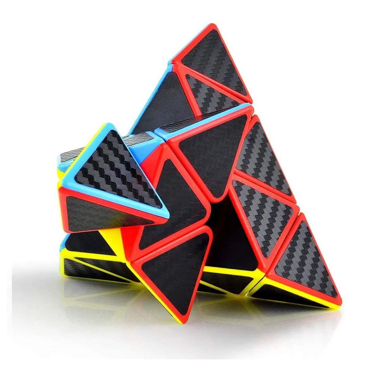 GENERICO - Cubo rubick Pyraminx en Fibra de carbono