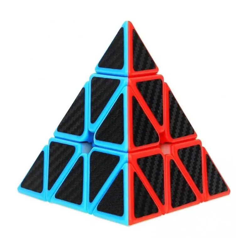 GENERICO - Cubo rubick Pyraminx en Fibra de carbono
