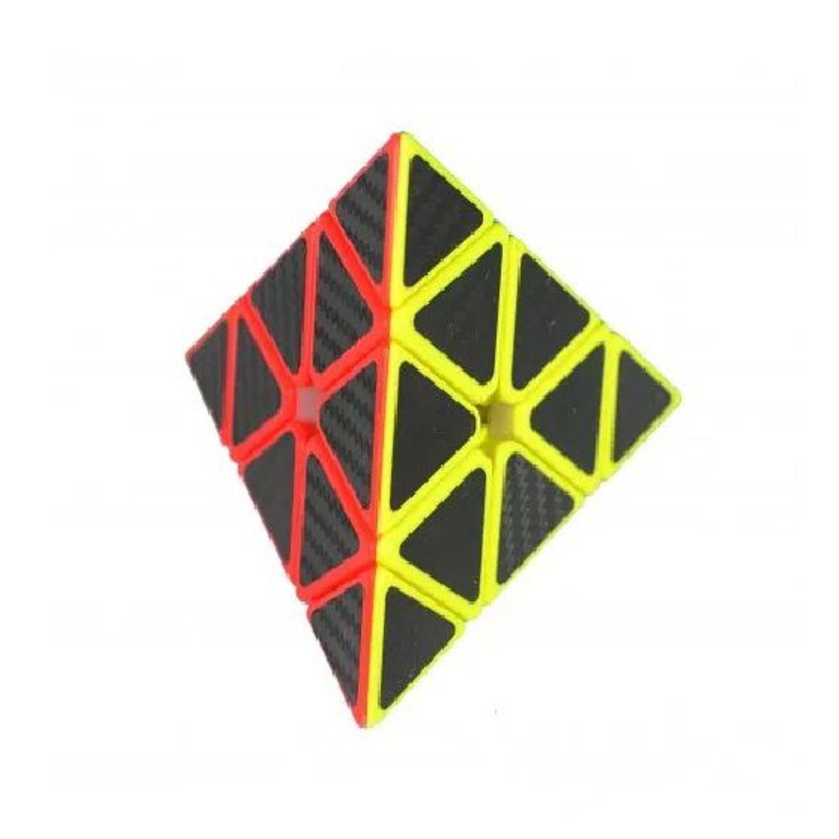 GENERICO - Cubo rubick Pyraminx en Fibra de carbono