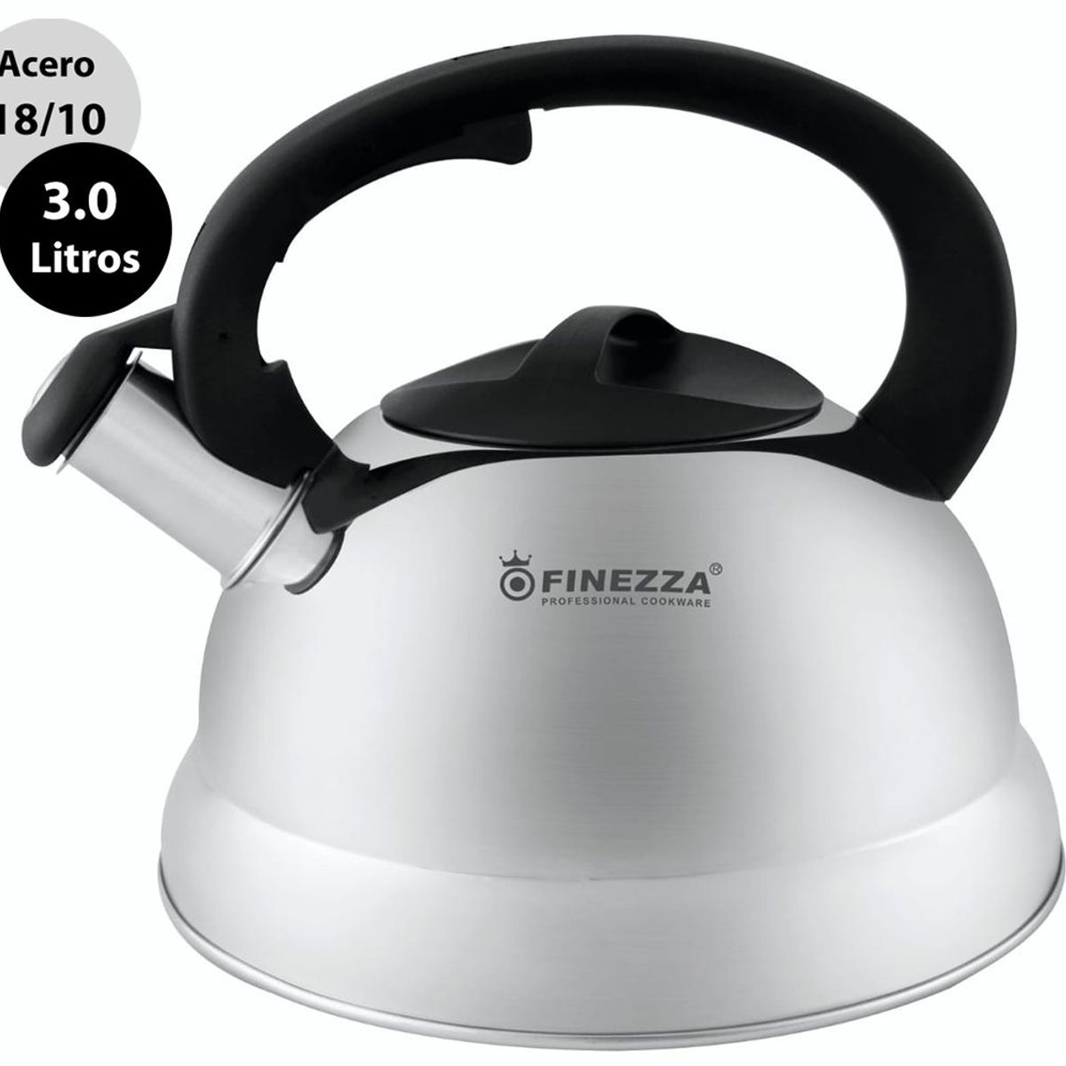 FINEZZA - Tetera de Acero 3.0 Litros FF-T0050IN