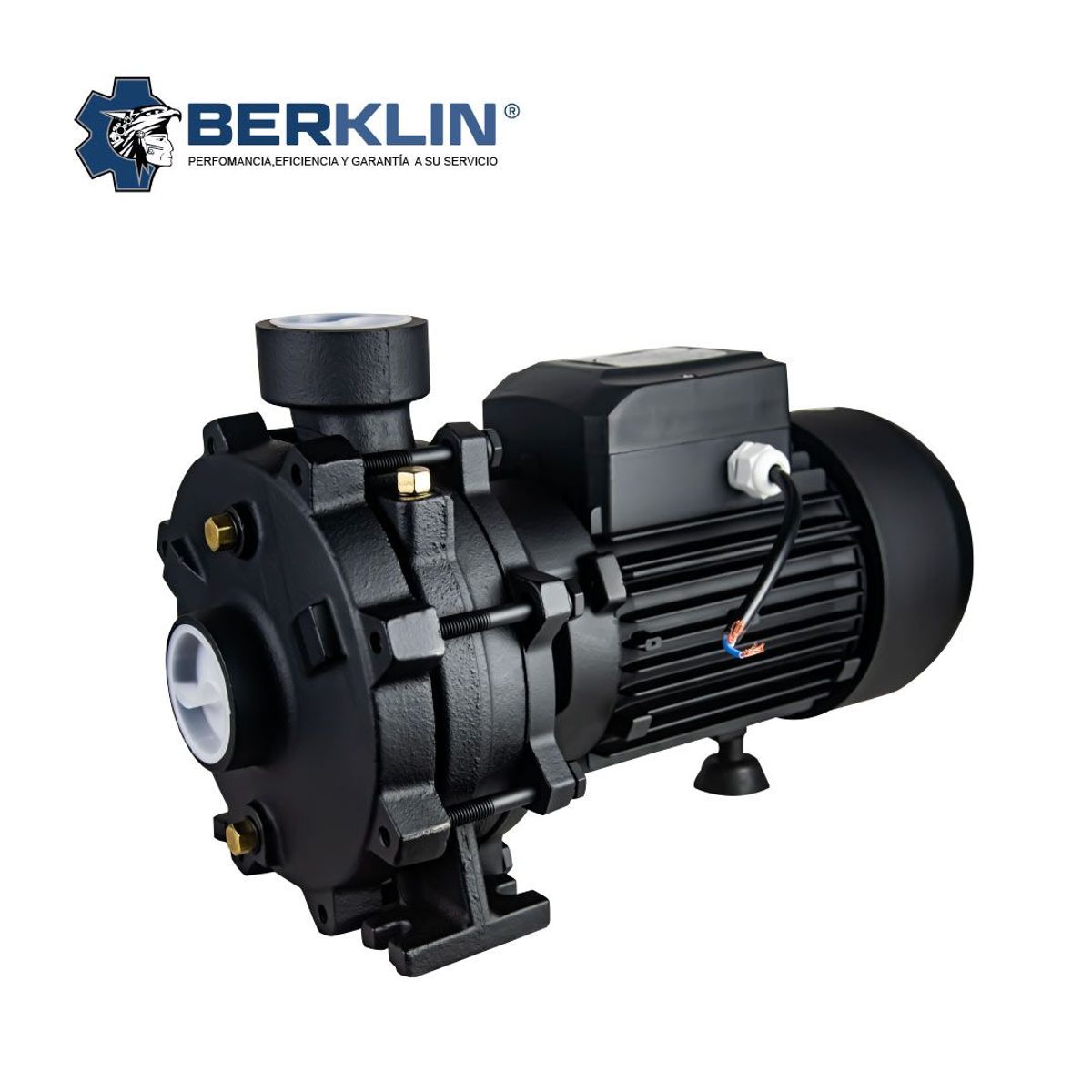 BERKLIN - BOMBA CENTRIFUGA TRIF DE 3HP 2X2¨ DOBLE IMPULSOR DE BRONCE 220V