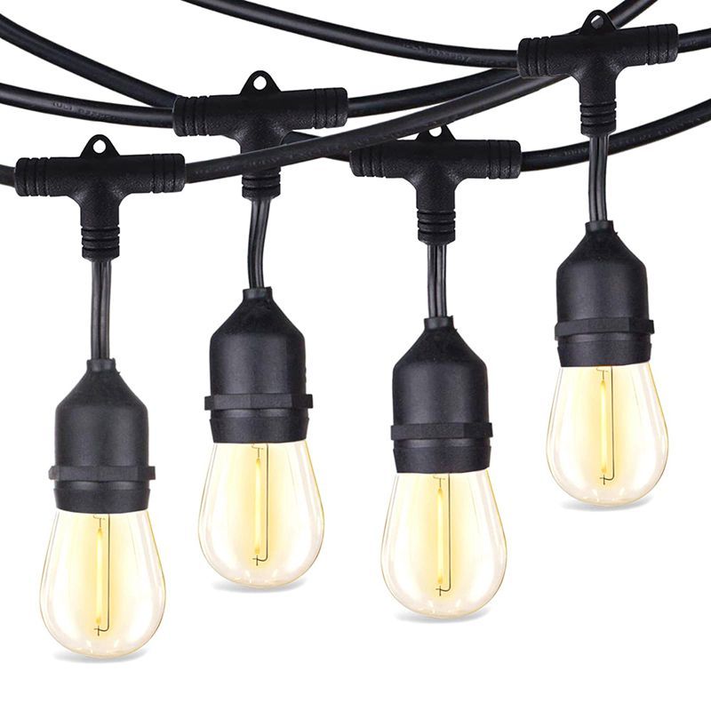GENERICO - luces guirnalda 20 bombillas 10 metros led vintage focos