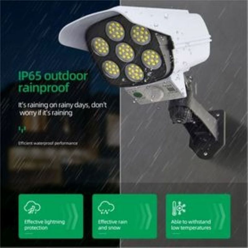 GENERICO - Luz de Seguridad con Carga Solar Impermeable para Exteriores