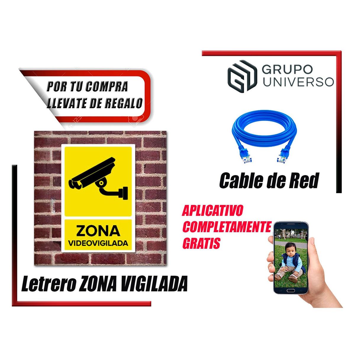 DAHUA - CÁMARAS SEGURIDAD KIT 6 5MP + DISCO 2TB AUDIO INCORPORADO P2P COMPLETO