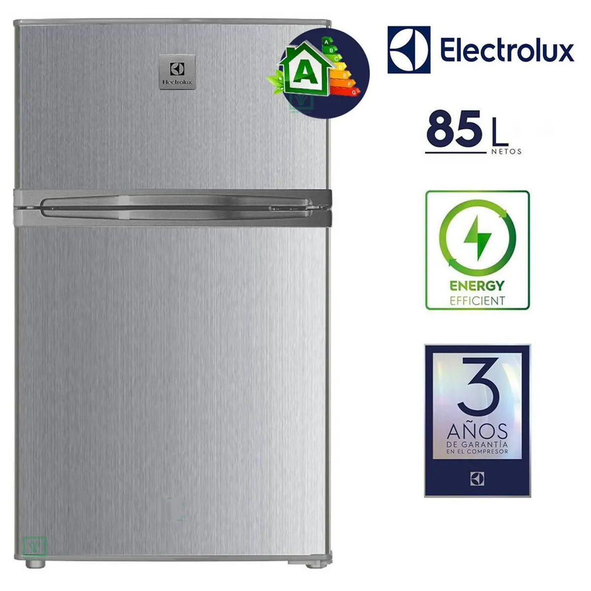 ELECTROLUX - Frigobar Electrolux ERTM87G2HQS 2 Puertas 85 Litros
