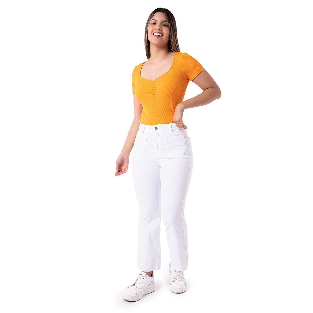 PIONIER - Pantalon Moda Drill Stretch Yenma Dril Mujer