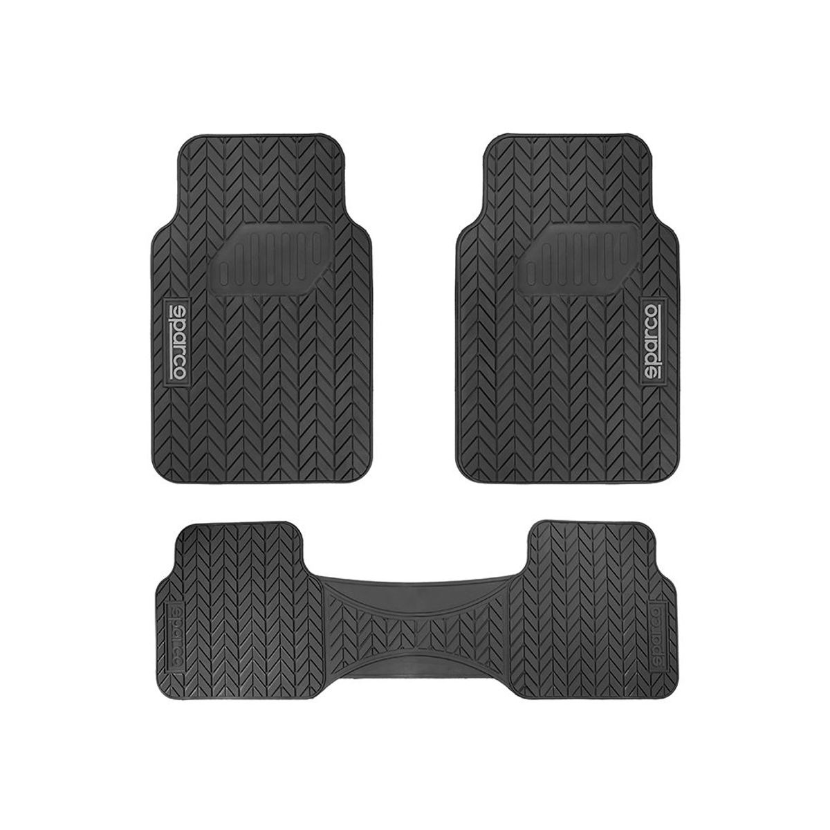 SPARCO - Piso Alfombra Sparco Auto Camioneta Spf501bk