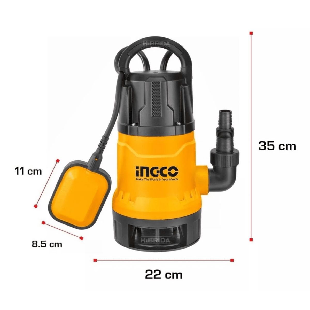 INGCO TOOLS - Bomba sumergible 750W Industrial Ingco