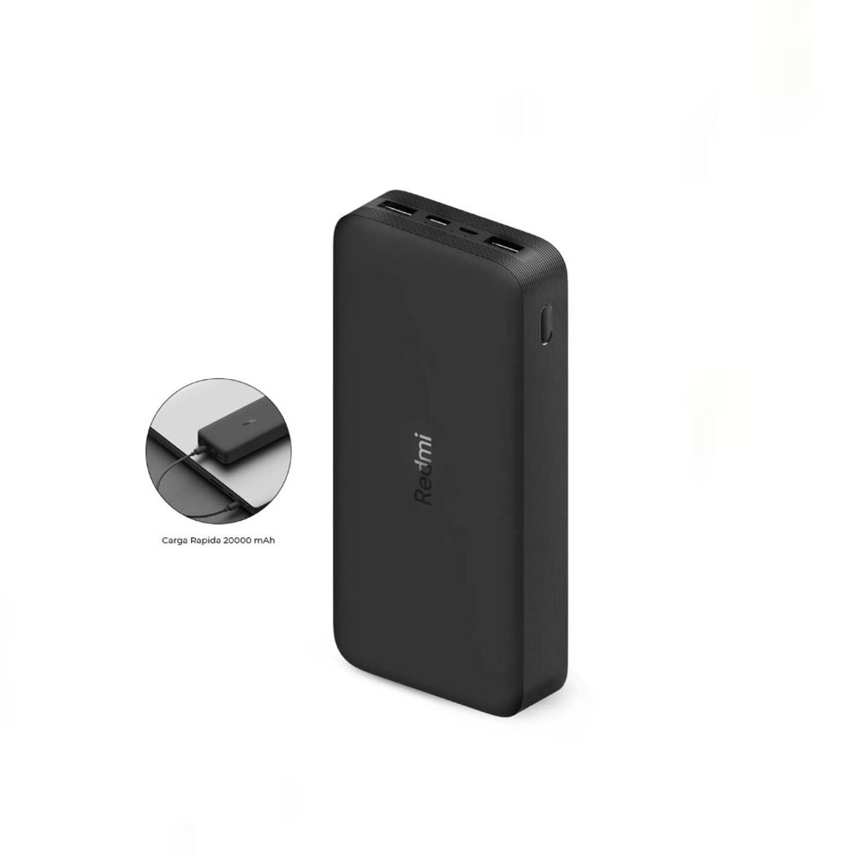 XIAOMI - Xiaomi Power Bank Fast Charge 20000 Mah - 18W - Negro