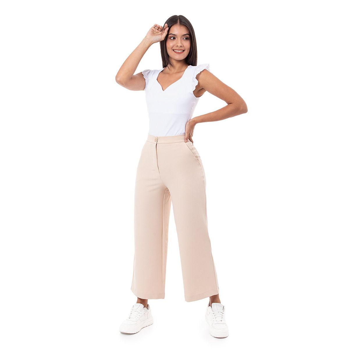 PIONIER - Pantalon Moda Popelina VanishaS Mujer