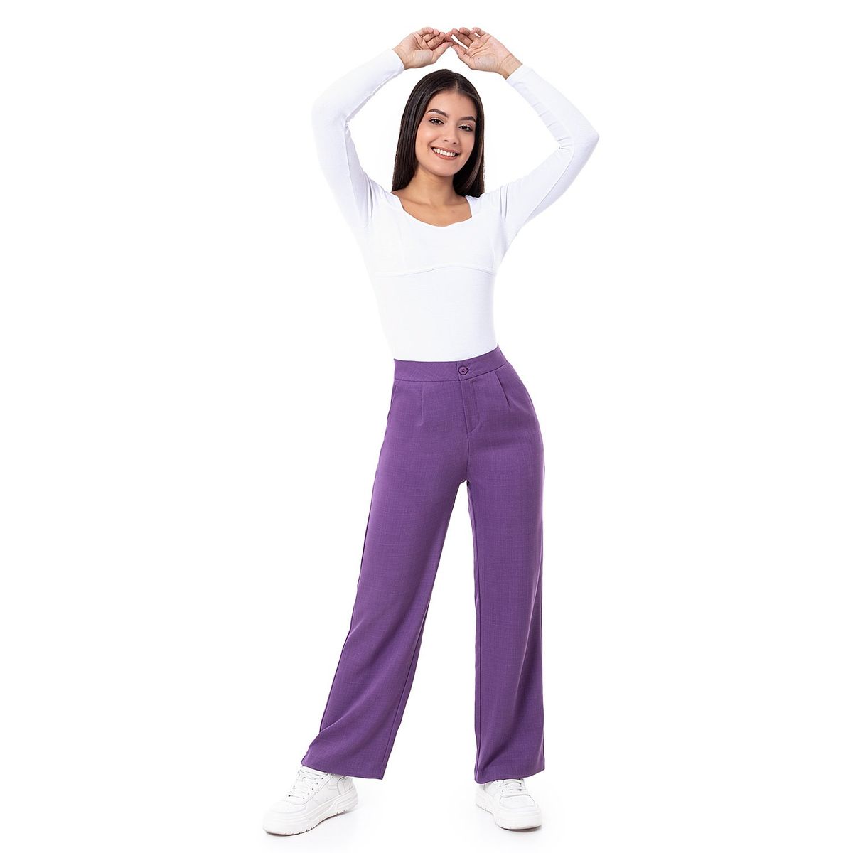 PIONIER - Pantalon Moda Sastre Keleyaf Mujer