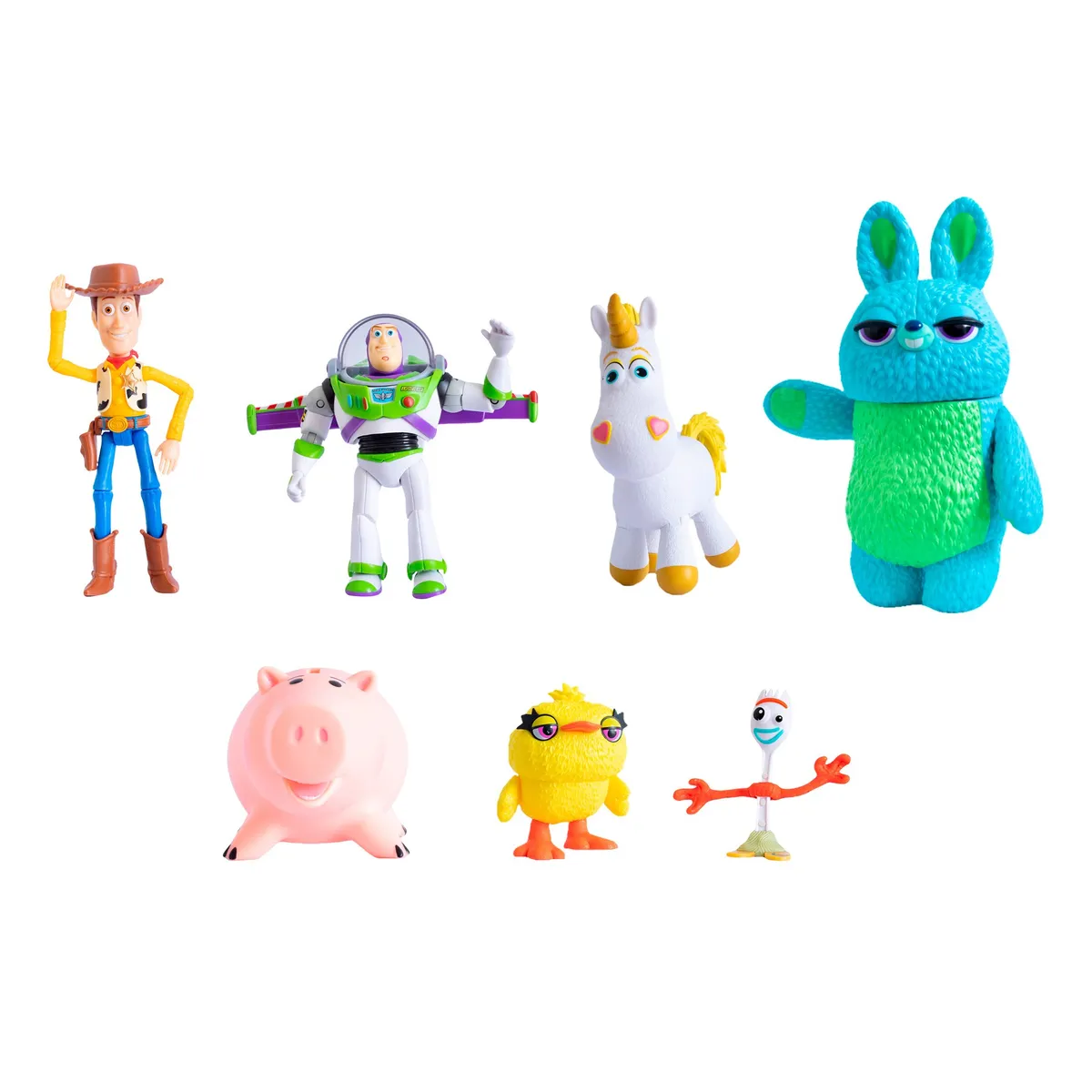 TOY STORY - SET DE FIGURAS 7 PCS ARTICULABLES  DE TOY STORY CON BUNNIE