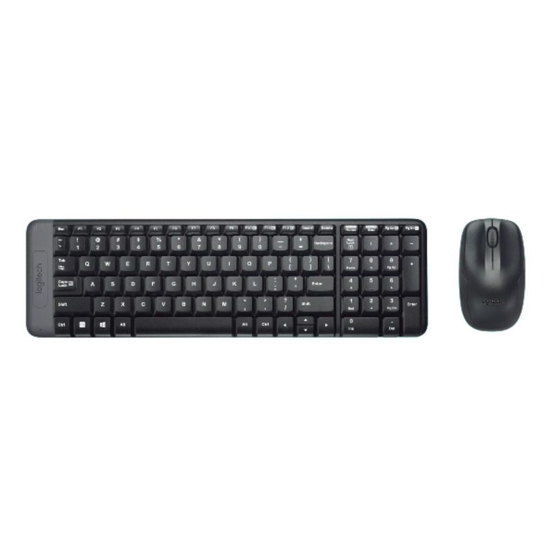 LOGITECH - Logitech Mk220 Teclado y Mouse Inalambrico Usb Sp Color Negro