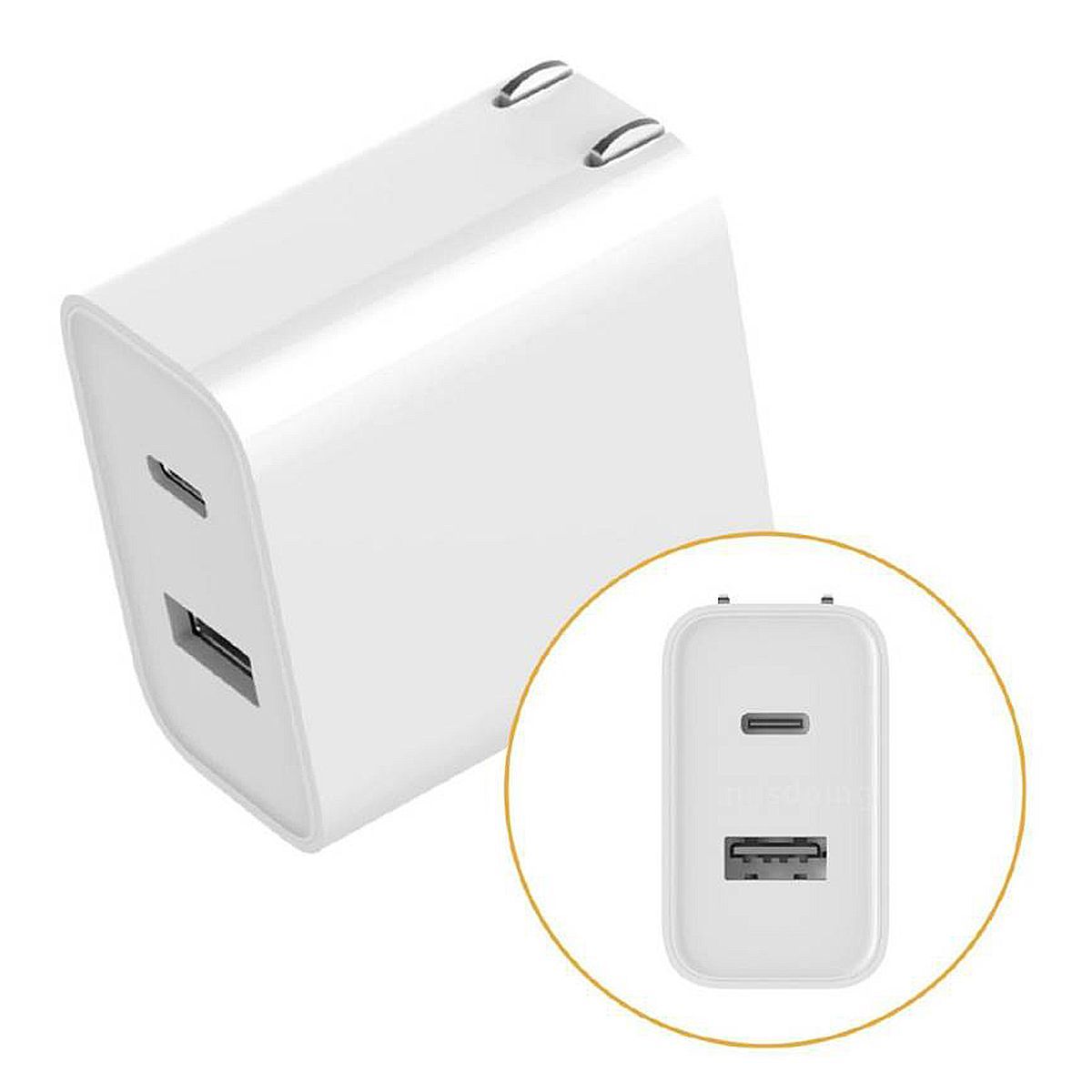 XIAOMI - Cargador de Pared 33w Dual Type A Y Type C Carga Ràpida 1A1C Edition