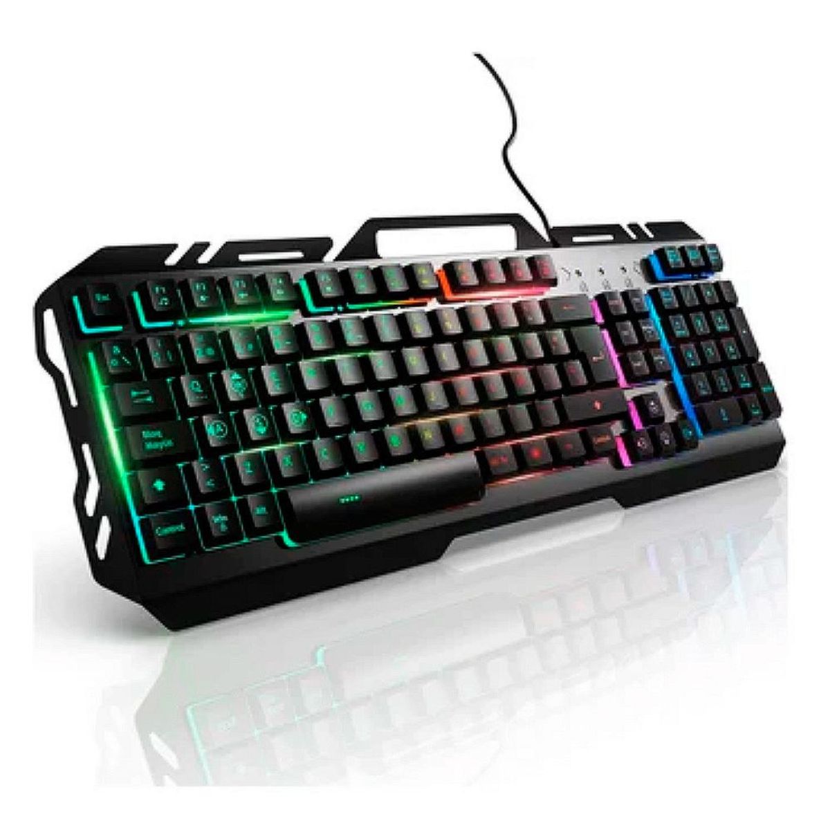 GENERICO - Teclado Con Luces RGB Gamer Touch Keybord Iluminado