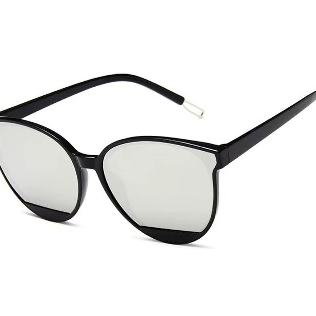 LA TIENDA 88 JOYAS Y ACCESORIOS - La Tienda 88 - Lentes de Sol Mujer Cat Eye Negro - Plateado