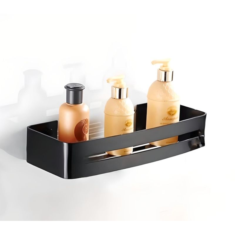 GENERICO - REPISA ORGANIZADOR DUCHA -COCINA NEGRO ACERO