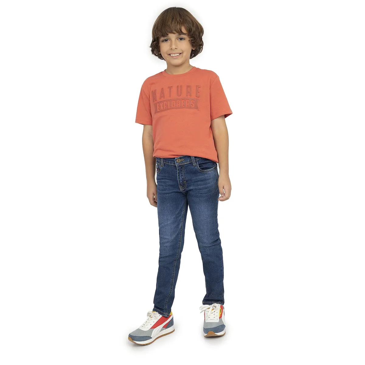 COTTON'S JEANS - Jean Slim Niño Cottons Jeans Eliseo Azul