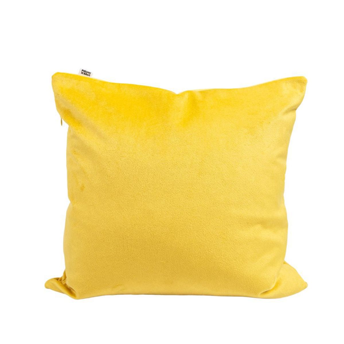 PILLOW & MIST - Funda de cojín Yellow Velvet 45 x 45 cm