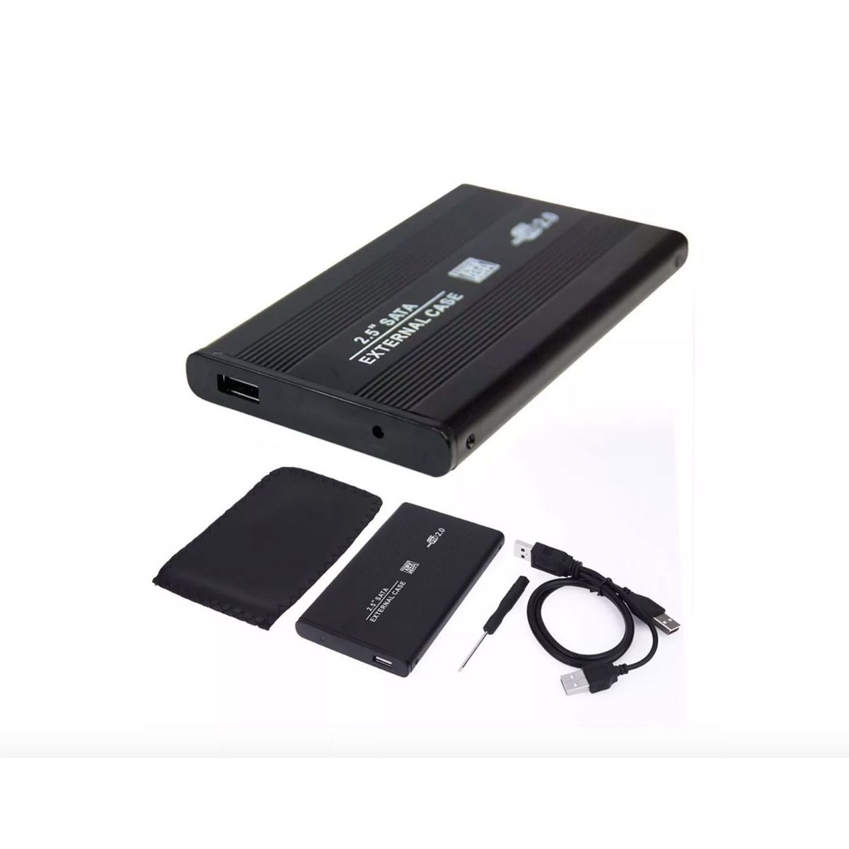 GENERICO - Case Disco Duro Externo Sata 2.5 3.0 Laptop Pc Portatil Usb