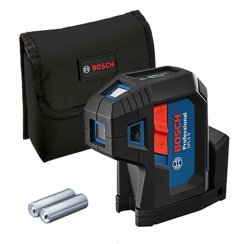 BOSCH - Nivel Láser 5 Puntos 180° 30 Mts Luz Verde Bosch GPL 5G
