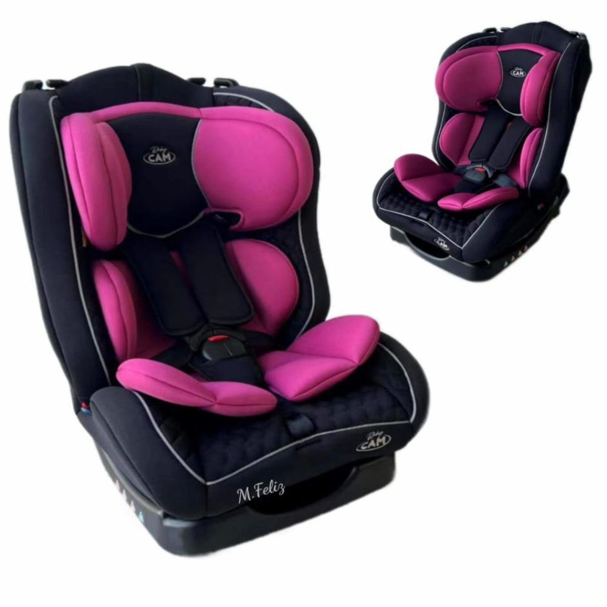 BABY - Silla de Auto para Bebe Niños con 4 Posiciones Baby Pink