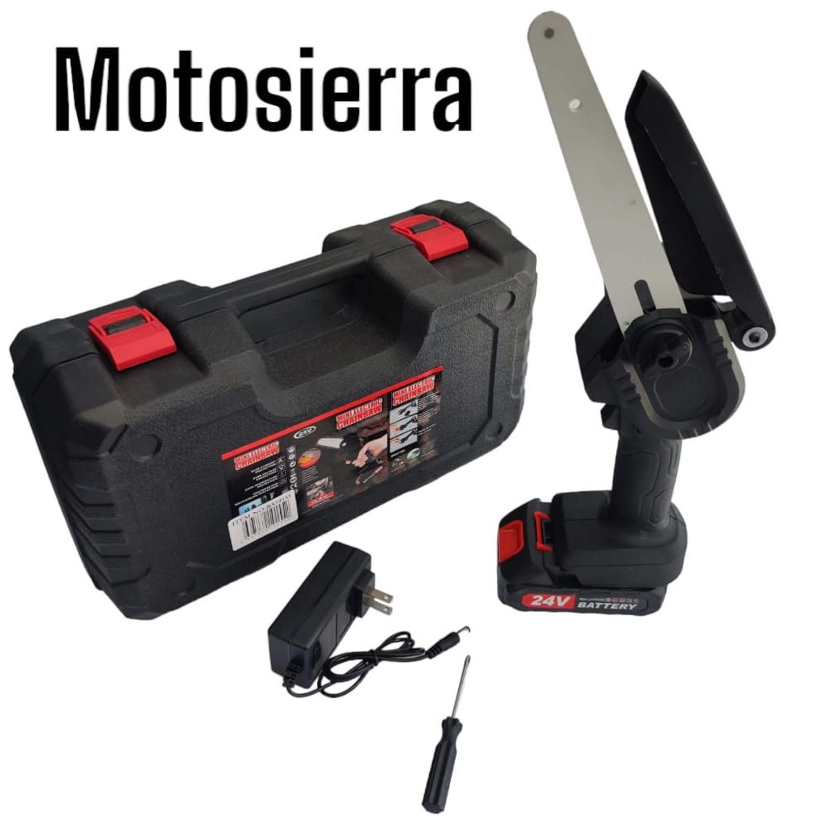 OEM - Motosierra Electrica Portatil Inalambrica Cortadora de Madera Mini