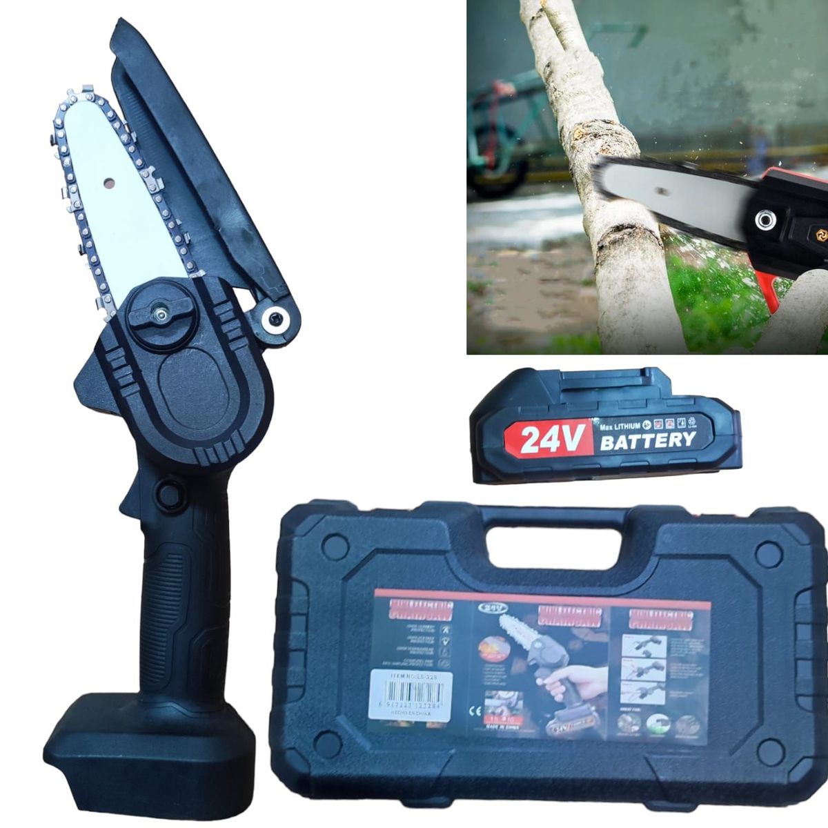 OEM - Motosierra Recortador Electrica para Madera Ramas Melamina