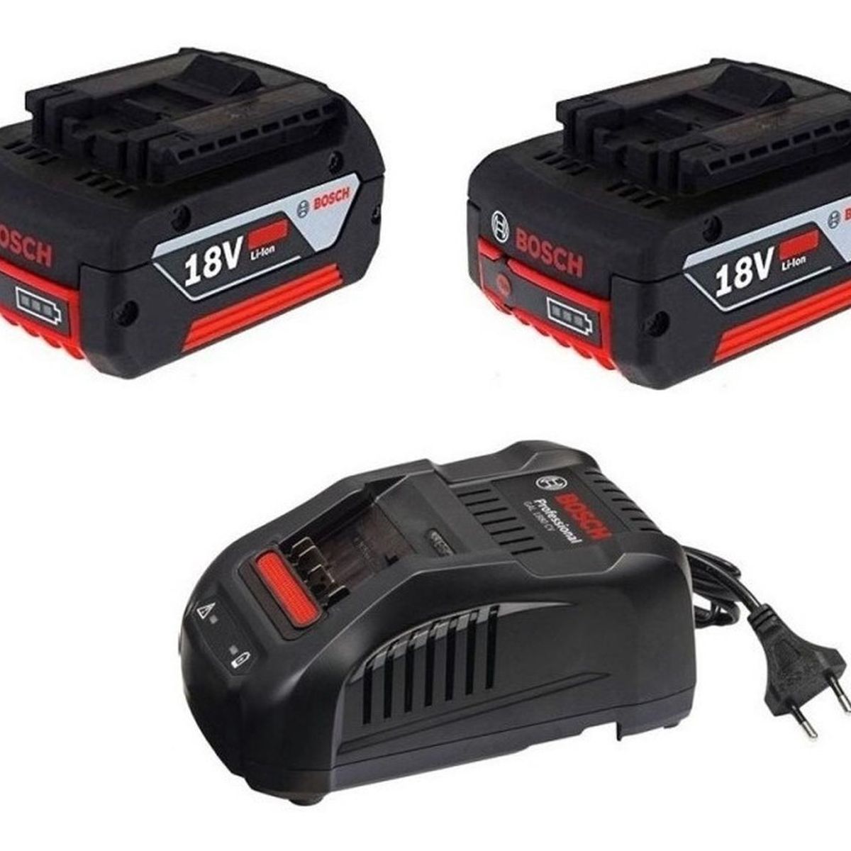BOSCH - Kit Batería 18V 4.0 Ah + Cargador GAL 1880 CV Bosch 1600.A01.5TC-000